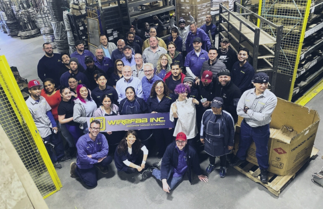 Wirefab Wins 2023 WBJ Excellence in Manufacturing Award - wire display fabrication, stainless steel wire fabrication, custom wire fabrication services, custom wire fabricators, wire fabrication