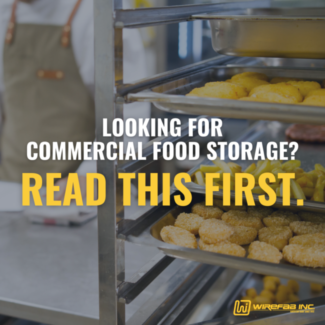 bakery racks, sheet pan rack, food manufacturing equipment, commercial food storage, wire basket fabrication