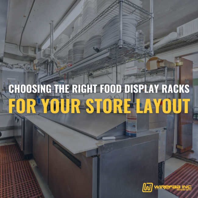 sheet metal fabrication, display wire racks, food display racks, commercial wire, contract manufacturing